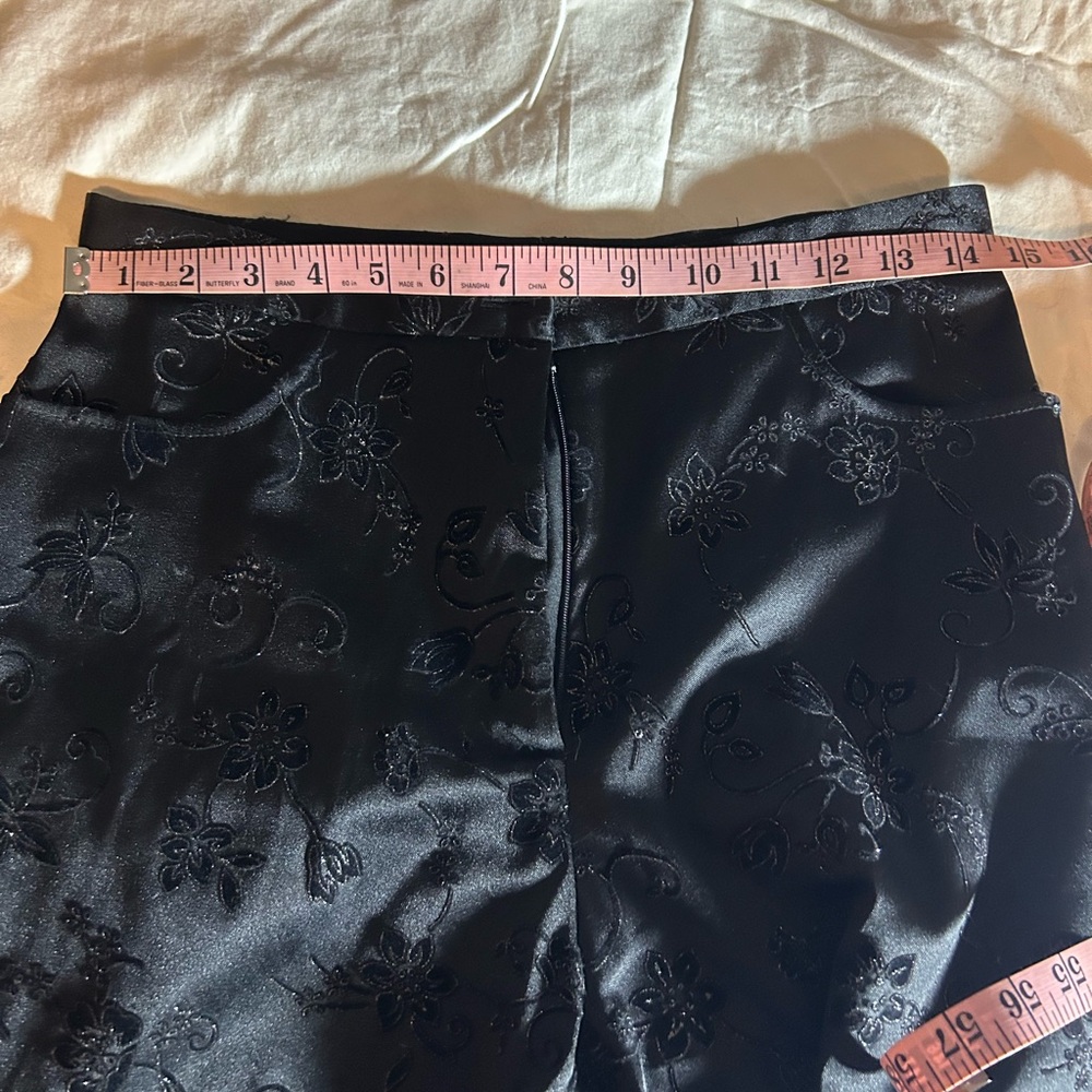 Joseph Ribkoff Black Floral pant set - Picture 12 of 15